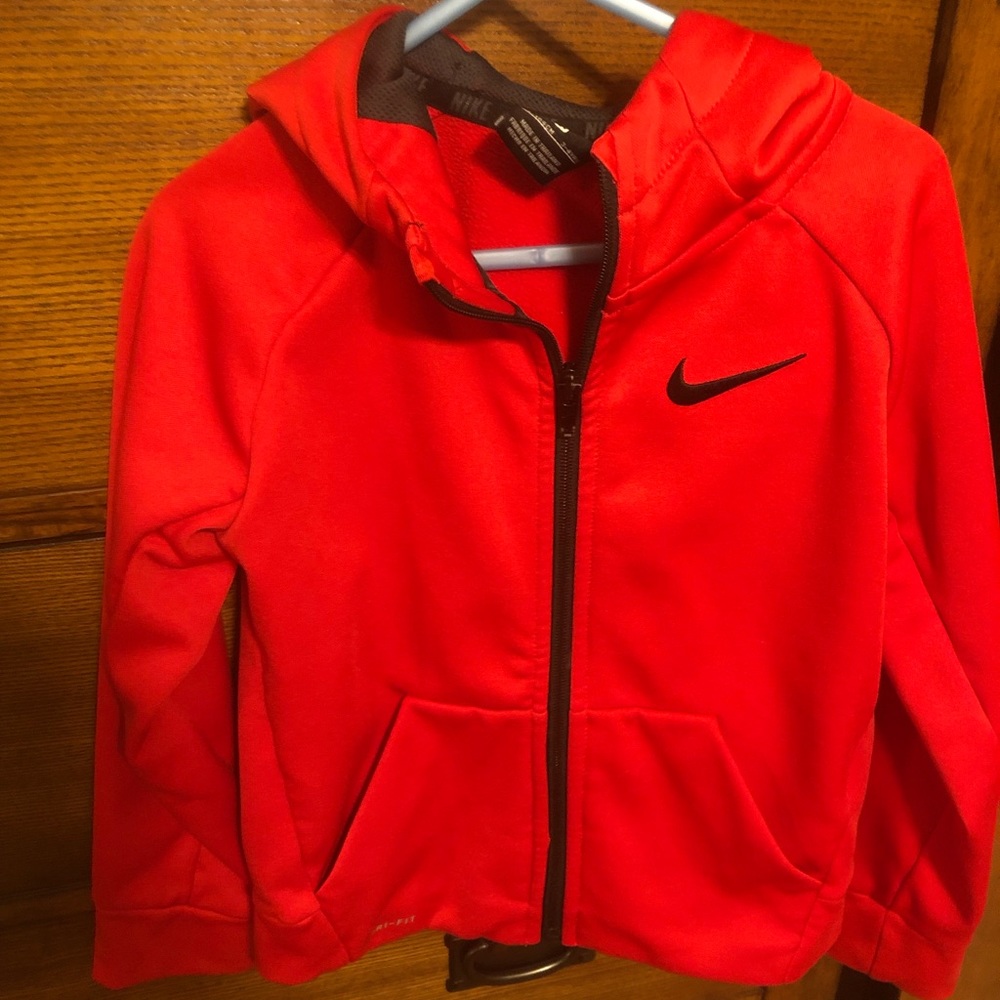 Toddler Nike zippered sweatshirt.